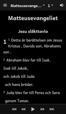 Swedish SSF Bible android App screenshot 1