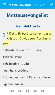 Swedish SSF Bible android App screenshot 3